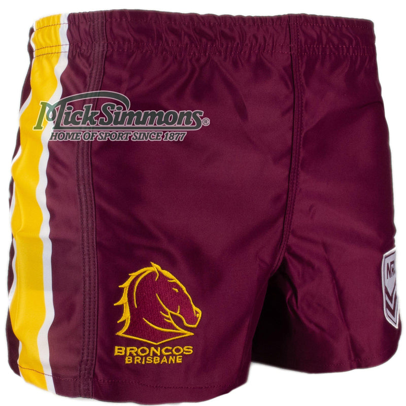 Brisbane Broncos NRL Supporter Rugby League Footy Mens Shorts - new