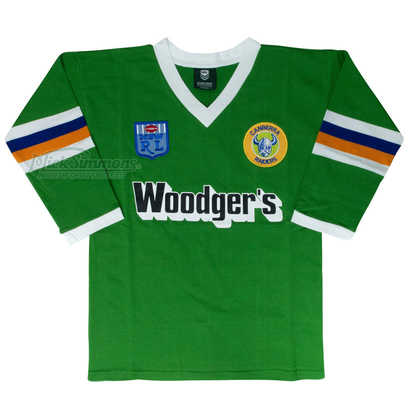 Canberra Raiders 1989 NRL Vintage Retro Heritage Rugby League Jersey Guernsey - new