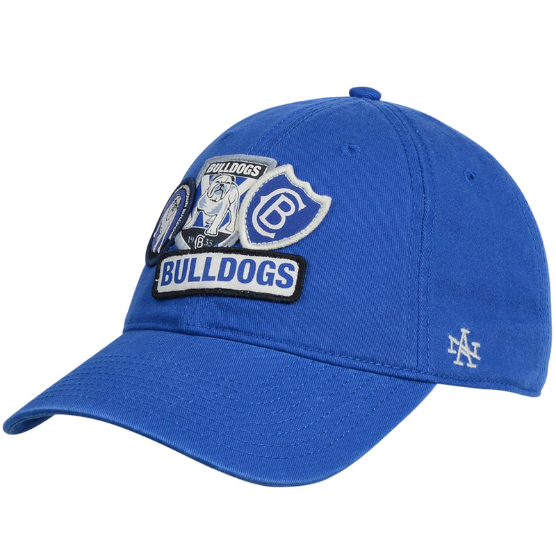 Canterbury Bulldogs Retro Badge Ballpark Curved Cap Snapback NRL Rugby League by American Needle - new