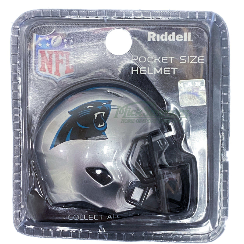Carolina Panthers NFL Riddell Pocket Size Speed Helmet - new