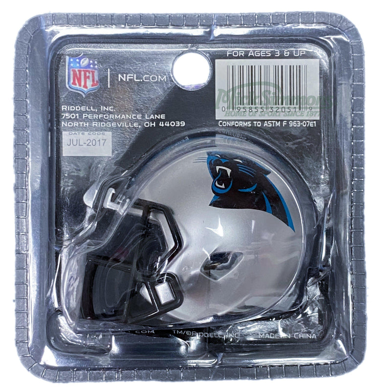 Carolina Panthers NFL Riddell Pocket Size Speed Helmet - new