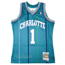 Charlotte Hornets Muggsy Bogues 1992-93 Hardwood Classics Swingman NBA Road Jersey by Mitchell & Ness - new