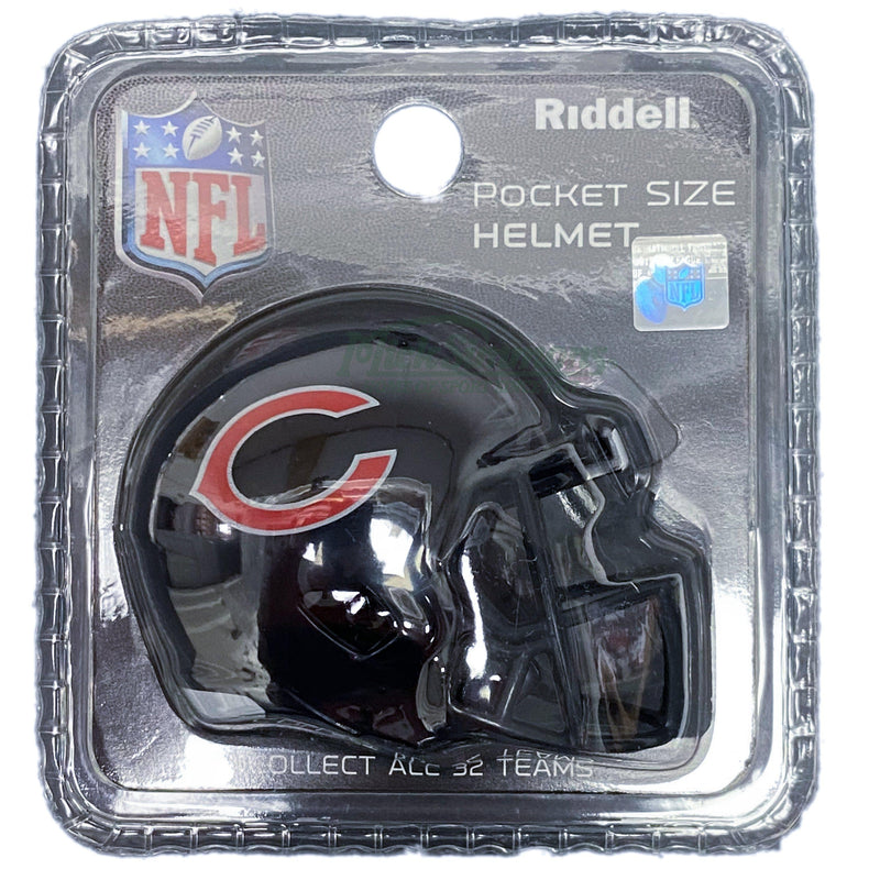 Chicago Bears NFL Riddell Pocket Size Speed Helmet - new