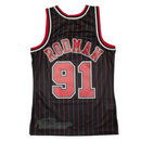 Chicago Bulls 91 Dennis Rodman 1995-96 Hardwood Classics Swingman Alternate Jersey by Mitchell & Ness - new