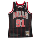 Chicago Bulls 91 Dennis Rodman 1995-96 Hardwood Classics Swingman Alternate Jersey by Mitchell & Ness - new