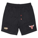 Chicago Bulls Hometown Champs NBA Fleece Shorts by Mitchell & Ness - BLACK - new