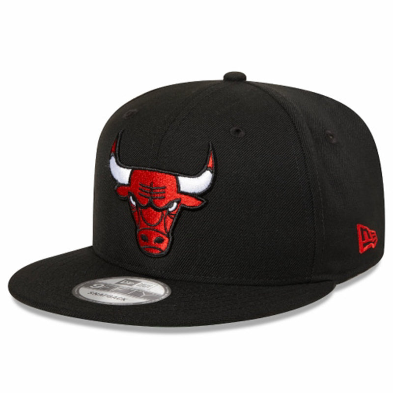 Chicago Bulls Official Team Colours 9FIFTY Snapback Adjustable Cap - Black - new