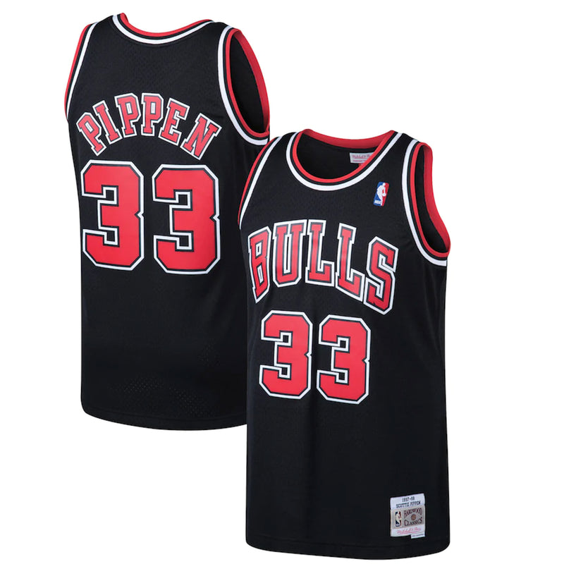 Chicago Bulls Scottie Pippen 1997-98 Hardwood Classics NBA Alternate Jersey by Mitchell & Ness - new