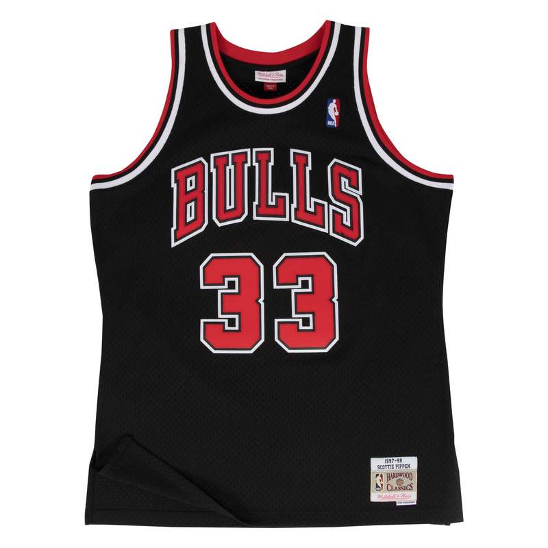 Chicago Bulls Scottie Pippen 1997-98 Hardwood Classics NBA Alternate Jersey by Mitchell & Ness - new