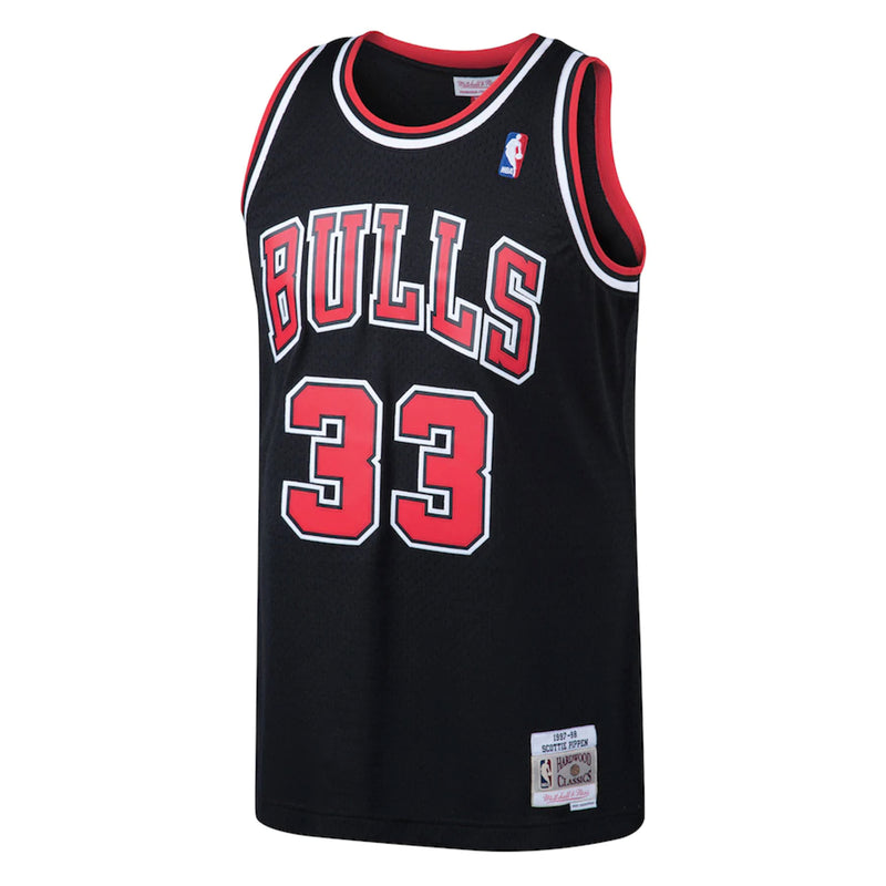 Chicago Bulls Scottie Pippen 1997-98 Hardwood Classics NBA Alternate Jersey by Mitchell & Ness - new