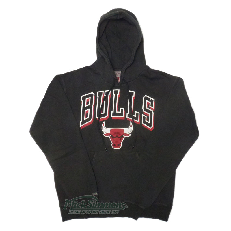 Chicago Bulls Vintage Keyline Logo NBA Hoody By Mitchell & Ness - new