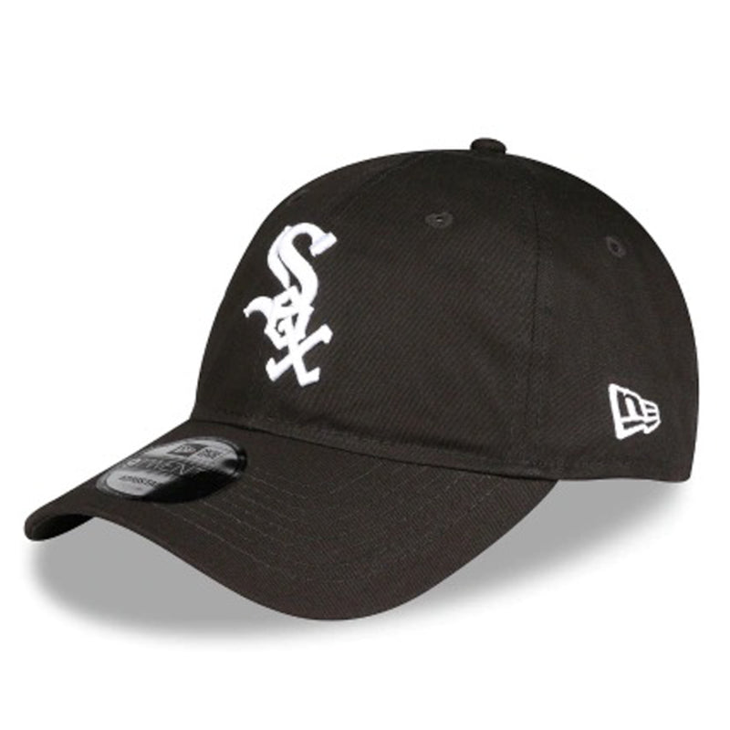 Chicago White Sox Black New Era 9TWENTY Cloth Strap Adjustable Cap - Black - new
