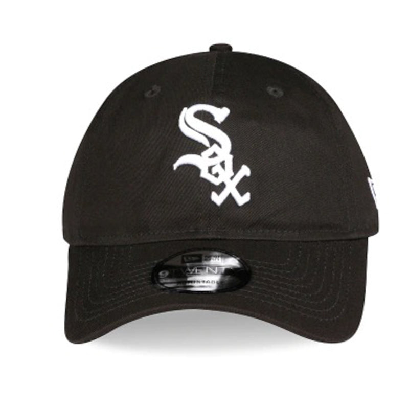 Chicago White Sox Black New Era 9TWENTY Cloth Strap Adjustable Cap - Black - new