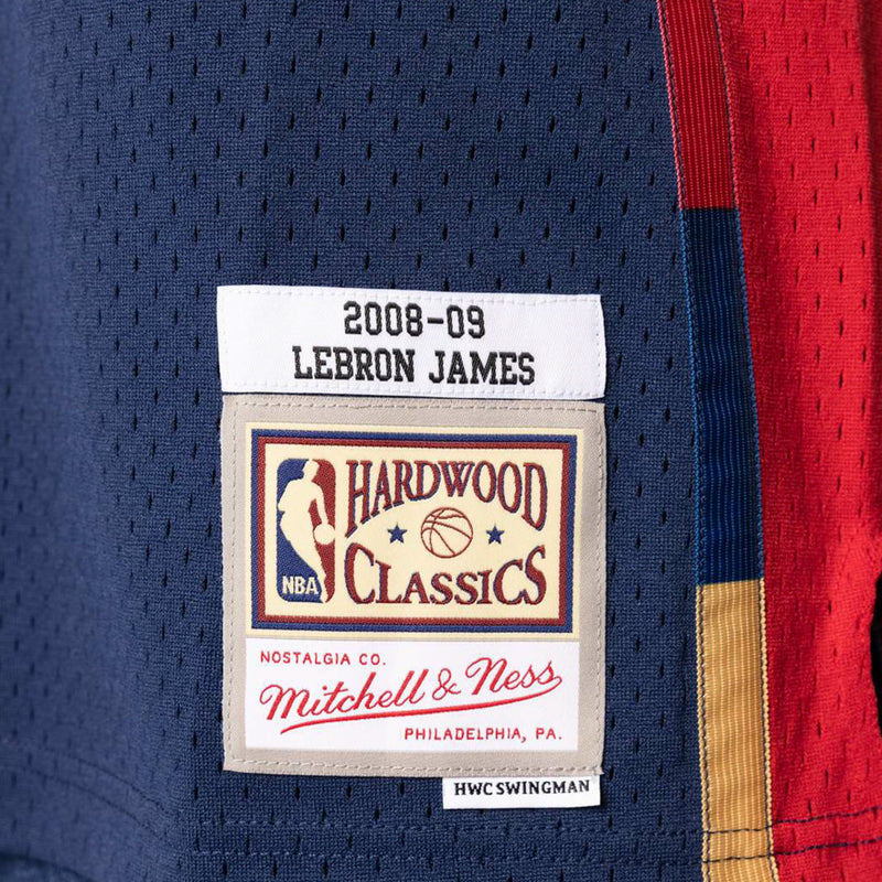 Cleveland Cavaliers LeBron James 2008-09 Hardwood Classics Alternate Jersey by Mitchell & Ness - new