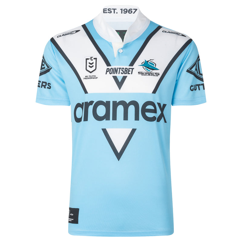 Cronulla Sharks 2023 Men's HERITAGE Jersey NRL Rugby League by Classic - new
