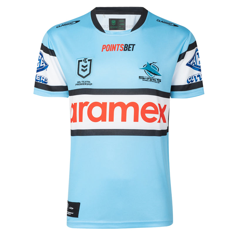 Cronulla Sharks 2023 Men's Home Jersey NRL Rugby League by Classic - new