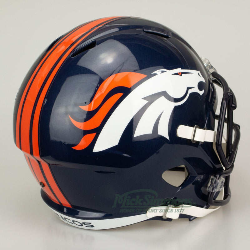 Denver Broncos NFL Riddell Replica Speed Gridiron Helmet - Mick Simmons Sport