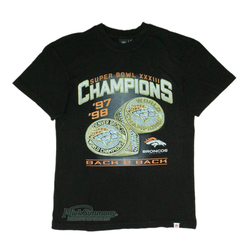 Denver Broncos NFL Super Bowl Champions Rings Tee by Mitchell & Ness - new