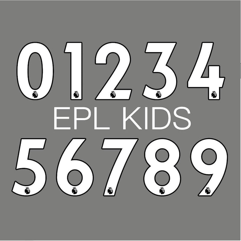 EPL Official White Number 2017-2021 KIDS - new