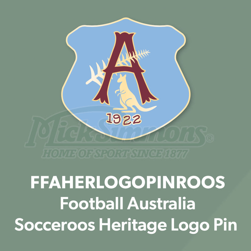 Football Australia Socceroos FFA Heritage Metal Logo Pin Badge - new