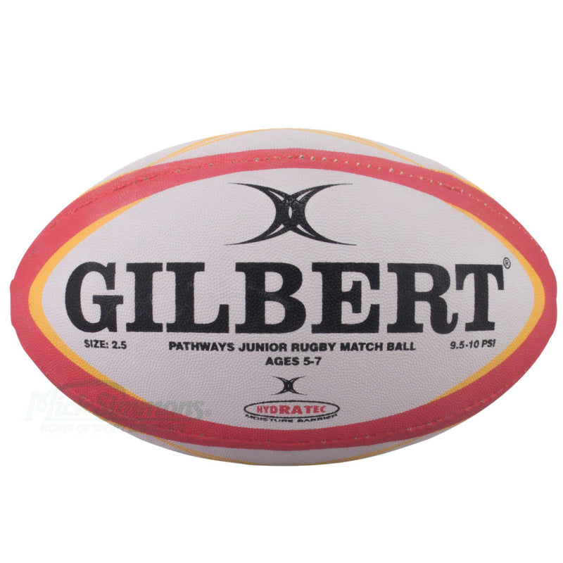 Gilbert Mini Pathways Junior Rugby Union Match Ball Size 2.5 - new