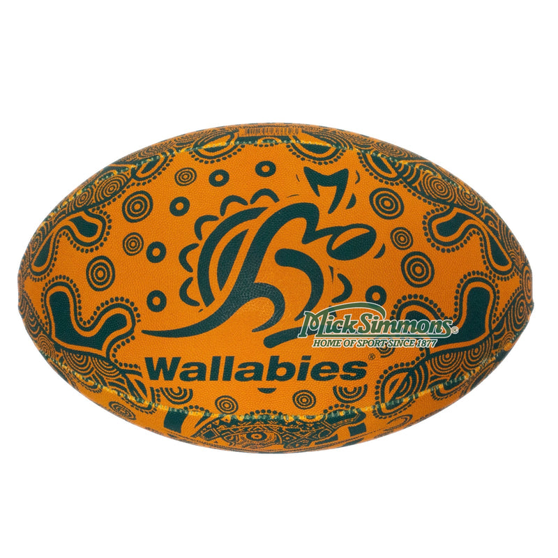 Gilbert Wallabies 2022 Australian First Nations Rugby Union Indigenous Replica Ball size 5 - new