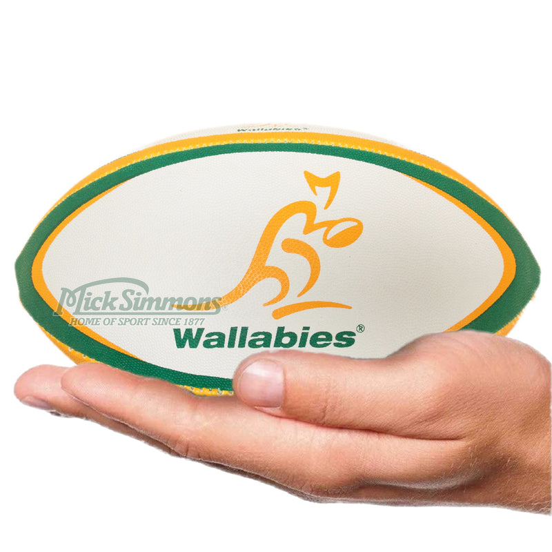Gilbert Wallabies Australian Rugby Union Replica Midi Ball - 10 inch - new
