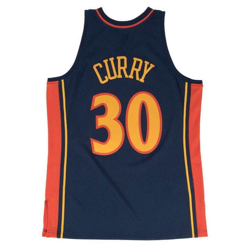 Golden State Warriors Steph Curry 30 Road 2009-10 Swingman Jersey by Mitchell & Ness - new