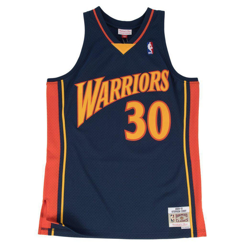 Golden State Warriors Steph Curry 30 Road 2009-10 Swingman Jersey by Mitchell & Ness - new