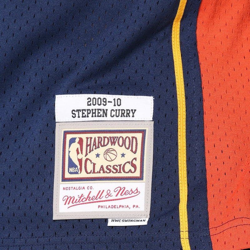 Golden State Warriors Steph Curry 30 Road 2009-10 Swingman Jersey by Mitchell & Ness - new