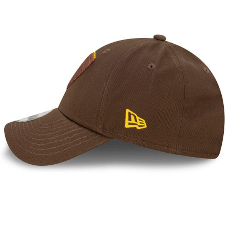 Hawthorn Hawks Official AFL Team Colours 9FORTY Cloth Adjustable Strap Cap By New Era - new