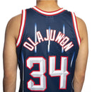 Houston Rockets Hakeem Olajuwon 1996-97 Hardwood Classics Swingman Road Jersey by Mitchell & Ness - new