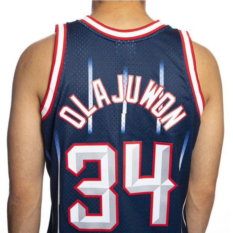 Houston Rockets Hakeem Olajuwon 1996-97 Hardwood Classics Swingman