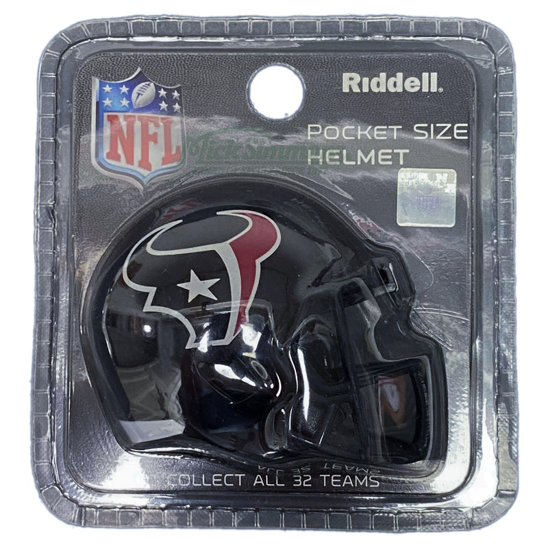 Houston Texans NFL Riddell Pocket Size Speed Helmet - new