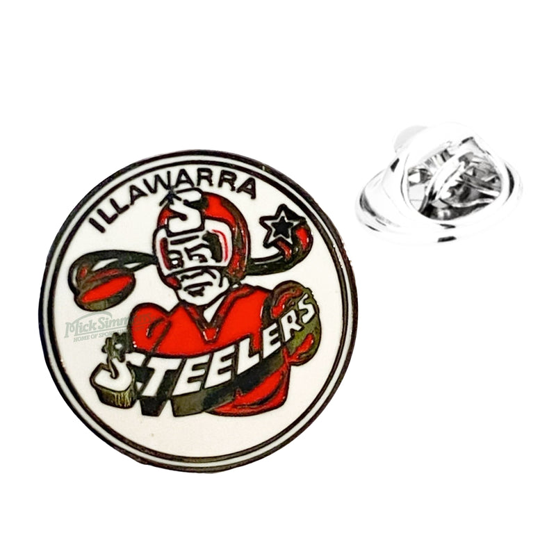 Illawarra Steelers NRL Heritage Team Metal Logo Pin Badge - new