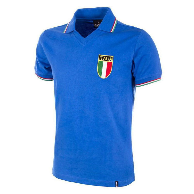 Italy World Cup 1982 Retro Football Shirt by COPA Football - Mick Simmons Sport