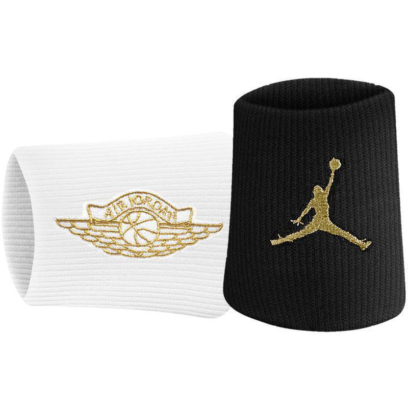 Jordan Jumpman X Wings Wristbands 2.0 by NIKE Black / White - new