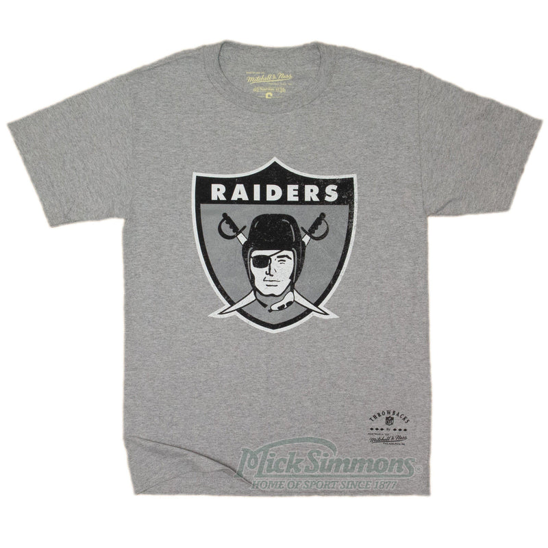 Las Vegas Raiders Distressed Logo Tee by Mitchell & Ness - new