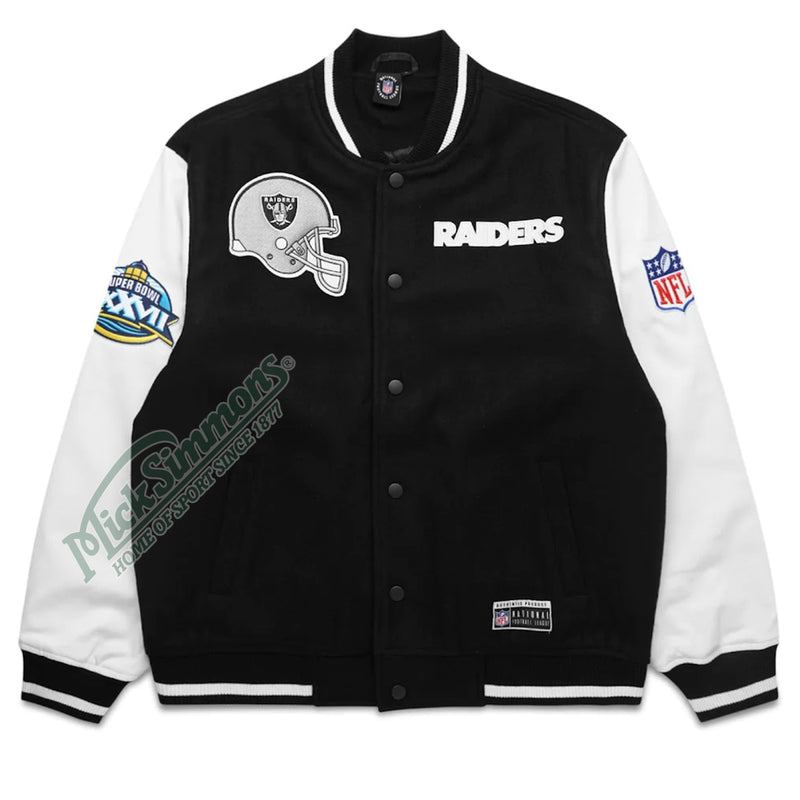 Las Vegas Raiders World Series Bomber Jacket NFL by Majestic - new