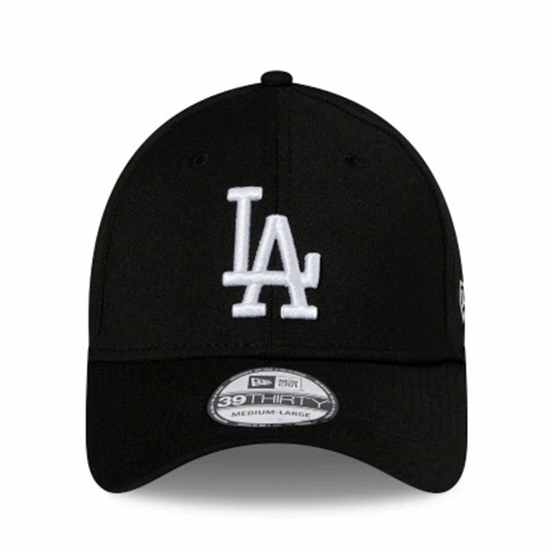 Los Angeles Dodgers Black Cap 39THIRTY Stretch Fit by New Era - new