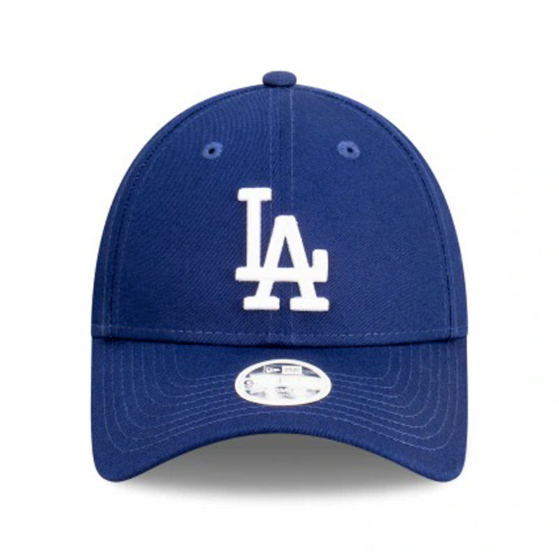 Los Angeles Dodgers Official Team Colours Womens Fit Cap 9FORTY Cloth Strap by New Era - new