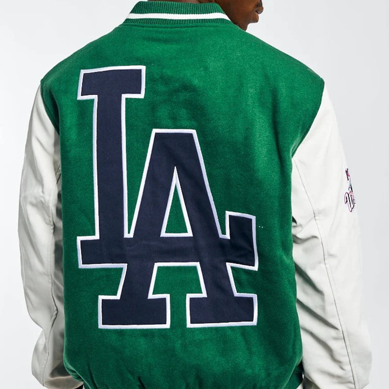 Los Angeles Dodgers World Series Bomber Jacket MLB by Majestic - new