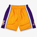 Los Angeles Lakers 2009-10 Hardwood Classics Yellow NBA Shorts by Mitchell & Ness - new