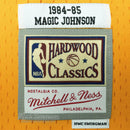 Los Angeles Lakers 32 Home Magic Johnson 1984-85 Hardwood Classics Swingman Road Jersey by Mitchell & Ness - new