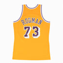 Los Angeles Lakers Dennis Rodman 1998-99 Hardwood Classics NBA Swingman Jersey by Mitchell & Ness - new