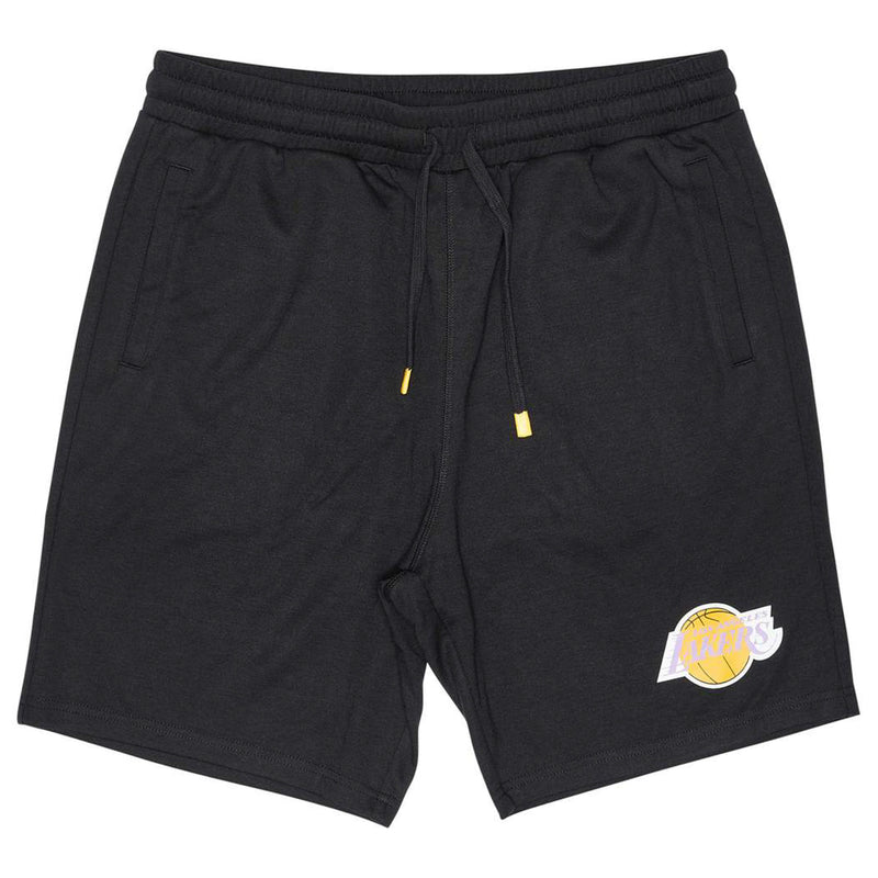 Los Angeles Lakers Hometown Champs NBA Fleece Shorts by Mitchell & Ness - BLACK - new