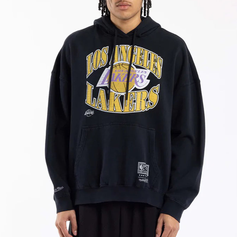 Los Angeles Lakers Logo NBA Point Guard Hoodie By Mitchell & Ness - new