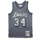 Los Angeles Lakers Shaquille O'Neal 34 METAL Swingman Jersey by Mitchell & Ness - new