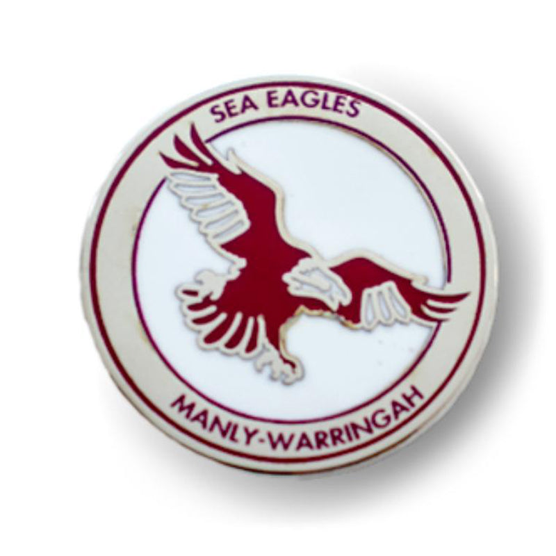 Manly Sea Eagles NRL Heritage Team Metal Logo Pin Badge - new