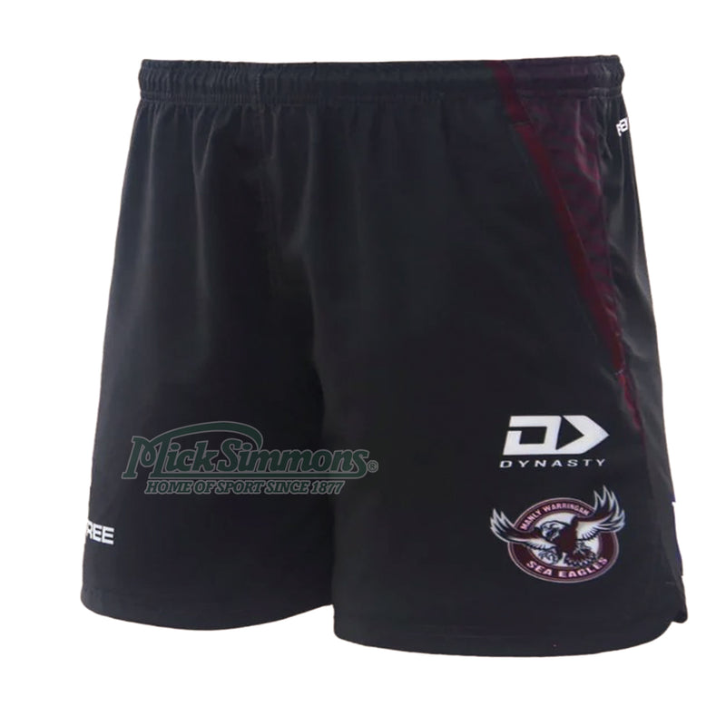 Manly Warringah Sea Eagles 2023 Men's Gym Shorts NRL Rugby League by Dynasty Sport - new